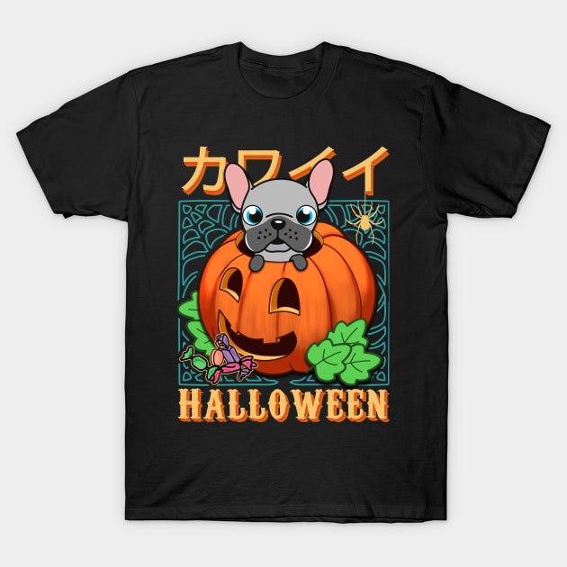 Cute Animals Halloween Pumpkin - Happy Halloween T-Shirt by Dener Queiroz